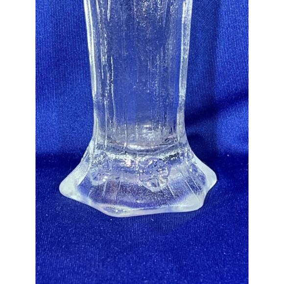 Vintage Press Glass Vase Fidanza Made in Italy - Picture 5 of 7